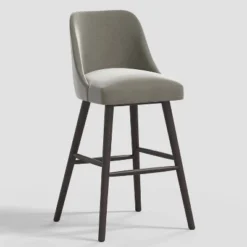 Geller Modern Counter Height Barstool In Shiny Velvet - Threshold™ 18 Geller Modern Counter Height Barstool In Shiny Velvet - Threshold™ -Threshold GUEST 899714a1 1e63 4781 a275 4038bd990047