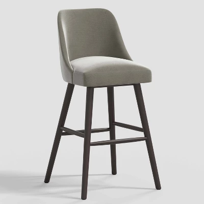Geller Modern Counter Height Barstool In Shiny Velvet - Threshold™ 9 Geller Modern Counter Height Barstool In Shiny Velvet - Threshold™ - Image 9