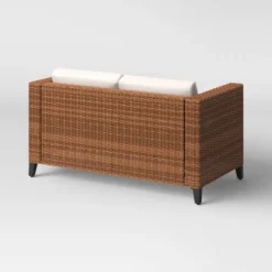 Brookfield Steel Wicker Loveseat - Light Brown - Threshold™ 8 Brookfield Steel Wicker Loveseat - Light Brown - Threshold™ -Threshold GUEST 89cfd654 7349 4873 8e2b c4b510806e85