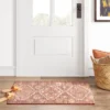Southbury Washable Printed Diamond Persian Style Rug Rust - Threshold™