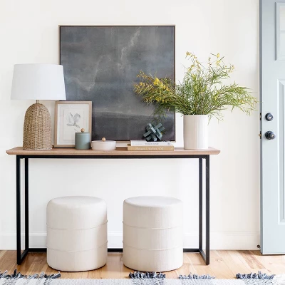 Laurelhurst Indoor/Outdoor Plaid Rug Black/White - Threshold™ Designed With Studio McGee 4 Laurelhurst Indoor/Outdoor Plaid Rug Black/White - Threshold™ Designed With Studio McGee - Image 4