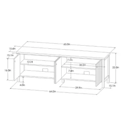 Livingstone Planked TV Stand For TVs Up To 69" Natural - Threshold™ -Threshold GUEST 8f9711aa d097 442c a5e1 4bf9810de825