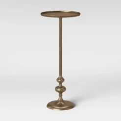 Londonberry Turned Accent Table Brass - Threshold -Threshold GUEST 9015dc52 48a8 4cd2 9191 c3c1cce8e7c2