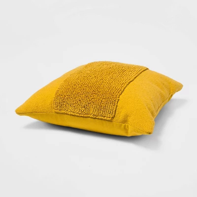 Modern Tufted Square Throw Pillow - Threshold™ 1 Modern Tufted Square Throw Pillow - Threshold™