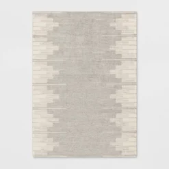 Modern Lines Plush Area Rug Cream - Threshold™ -Threshold GUEST 94dca33f 1b2f 4bde 98ec 74ee017a3567