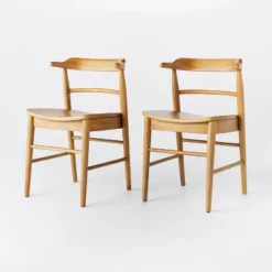 2pk Kaysville Curved Back Wood Dining Chair - Threshold™ Designed With Studio McGee 17 2pk Kaysville Curved Back Wood Dining Chair - Threshold™ Designed With Studio McGee -Threshold GUEST 96181127 0bb6 41a1 999c 8f5d44c53b74