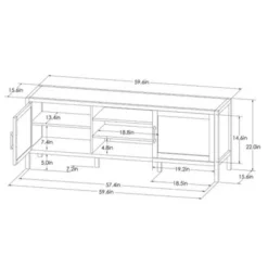Warwick TV Stand For TVs Up To 69" With Storage - Threshold™ -Threshold GUEST 9651a4a1 ac36 4831 8126 47488a953e9a