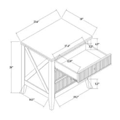 Wrentham Beadboard Farmhouse 3 Drawer Nightstand White - Threshold™ -Threshold GUEST 9d505add fcbd 4de8 a121 292451d6df68