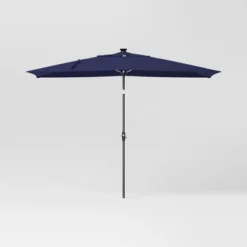 10'x6' Rectangular Solar Market Patio Umbrella - Black Pole - Threshold™ 14 10'x6' Rectangular Solar Market Patio Umbrella - Black Pole - Threshold™ -Threshold GUEST 9f5015ed 9b81 4588 8ca4 f7b1151ddc5c