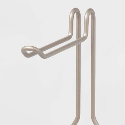 4 Roll Reserve Plus Freestanding Toilet Tissue Holder Silver - Threshold™ 2 4 Roll Reserve Plus Freestanding Toilet Tissue Holder Silver - Threshold™ - Image 2