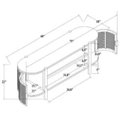 Portola Hills Caned Door TV Stand For TVs Up To 60" - Threshold™ Designed With Studio McGee 22 Portola Hills Caned Door TV Stand For TVs Up To 60" - Threshold™ Designed With Studio McGee -Threshold GUEST a0956830 d71f 43eb 95fa 09eff023a340