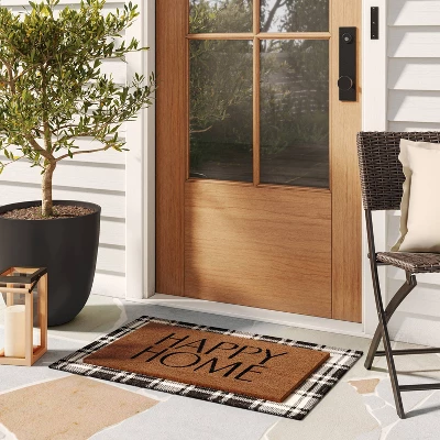 1'6"x2'6" Printed Rug Black - Threshold™ 1 1'6"x2'6" Printed Rug Black - Threshold™