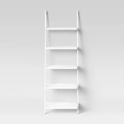 72" Loring 5 Shelf Leaning Bookshelf - Threshold™ 17 72" Loring 5 Shelf Leaning Bookshelf - Threshold™ -Threshold GUEST a23b32cc a606 41b2 a0b1 43ad83a8d609