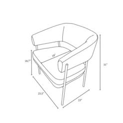 Rosemead Metal Frame And Rounded Back Faux Sherling Accent Chair Cream - Threshold™ Designed With Studio McGee 9 Rosemead Metal Frame And Rounded Back Faux Sherling Accent Chair Cream - Threshold™ Designed With Studio McGee -Threshold GUEST a38c3411 f2c1 48f5 a6be 9a4cd093d081
