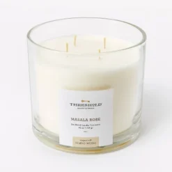 Clear Glass Masala Rose Candle White - Threshold™ Designed With Studio McGee 11 Clear Glass Masala Rose Candle White - Threshold™ Designed With Studio McGee -Threshold GUEST a428fcef ae40 495d b3e2 43ba30c44f06