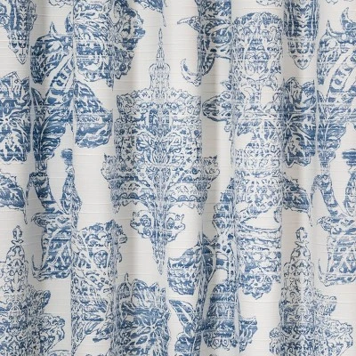 1pc Light Filtering Charade Floral Window Curtain Panel - Threshold™ 3 1pc Light Filtering Charade Floral Window Curtain Panel - Threshold™ - Image 3