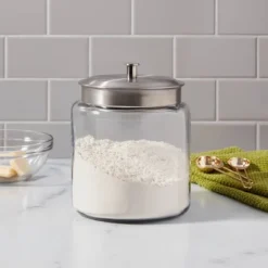96oz Glass Jar And Metal Lid - Threshold™