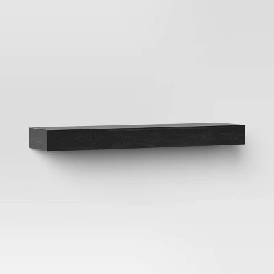 24" Floating Wood Shelf - Threshold™ 5 24" Floating Wood Shelf - Threshold™ - Image 5