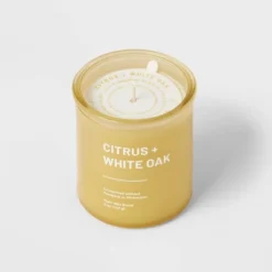 Wellness Jar Citrus And White Oak Candle Yellow - Threshold™ 11 Wellness Jar Citrus And White Oak Candle Yellow - Threshold™ -Threshold GUEST a6d01418 d667 452c b0fa c58456022dcf