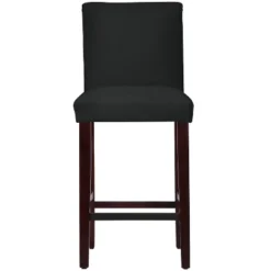 30" Velvet Parsons Barstool Wood - Threshold™ -Threshold GUEST a7ae0d6b 625c 47f2 983c 26bcf0f5cda7