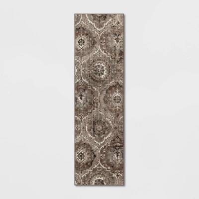 Bailey Companion Tile Print Accent Rug Tan - Threshold™ 5 Bailey Companion Tile Print Accent Rug Tan - Threshold™ - Image 5