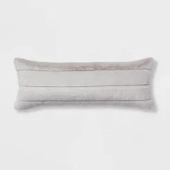 Oversized Oblong Faux Fur Channeled Decorative Throw Pillow - Threshold™ 10 Oversized Oblong Faux Fur Channeled Decorative Throw Pillow - Threshold™ -Threshold GUEST a9d474d9 11b6 41b9 be8e 490d6258e0e7