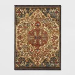 Floral Woven Medallion Persian Rug - Threshold -Threshold GUEST ac21830d 67d9 4c53 ab6f 1d77a33a57a2