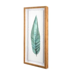 (Set Of 3) 28"x12" Framed Leaves Decorative Wall Art White - Threshold™ -Threshold GUEST acdaaf97 e396 42ba 9510 65abb8f5a8a9