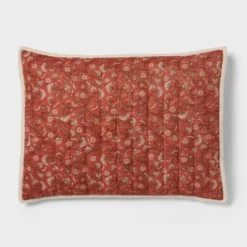 Voile Floral Printed Quilt Sham Bronze - Threshold™ 5 Voile Floral Printed Quilt Sham Bronze - Threshold™ -Threshold GUEST ad644422 929f 4d78 a8e0 82c44b9d60a9