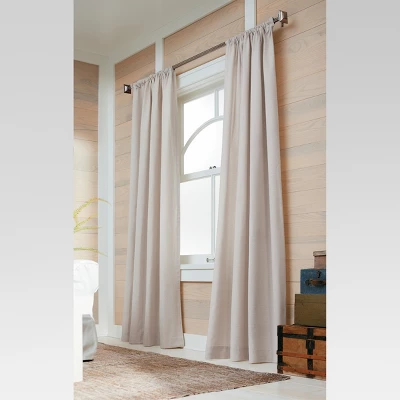 1pc Light Filtering Farrah Window Curtain Panel - Threshold™ 3 1pc Light Filtering Farrah Window Curtain Panel - Threshold™ - Image 3