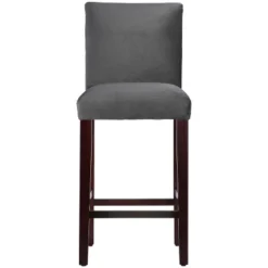 30" Velvet Parsons Barstool Wood - Threshold™ -Threshold GUEST ae968ddc 385e 42db a7a9 708cb697a15f