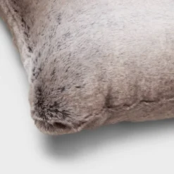 Neutral Faux Fur Throw Pillow - Threshold™ -Threshold GUEST ae9f9390 4754 4bbf ac71 97795f1276f8