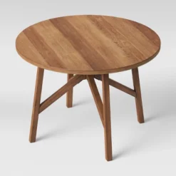 42" Clarksburg Cross Leg Wood Dining Table Round Brown - Threshold™ -Threshold GUEST b0844d9c 6e66 41cb ab0e 59a6aecfce6b