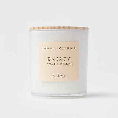 Wood Lidded Glass Wellness Energy Candle - Threshold™ 4 Wood Lidded Glass Wellness Energy Candle - Threshold™ - Image 4