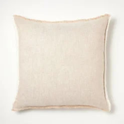 Oversized Reversible Linen Square Throw Pillow With Frayed Edges - Threshold™ Designed With Studio McGee 10 Oversized Reversible Linen Square Throw Pillow With Frayed Edges - Threshold™ Designed With Studio McGee -Threshold GUEST b24eae29 d0b8 4a56 a4ef 09c04c3955b4