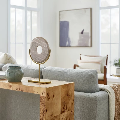 Marble Disc Decorative Object - Threshold™ Designed With Studio McGee 1 Marble Disc Decorative Object - Threshold™ Designed With Studio McGee