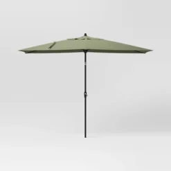 10'x6' Rectangular Market Patio Umbrella - Black Pole - Threshold™ -Threshold GUEST b45ccdfe 1dde 434c a118 14d97653a266