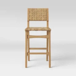 Ceylon Woven And Wood Barstool - Threshold™ -Threshold GUEST b47c260b 137b 44bc 8227 ee206ab69657