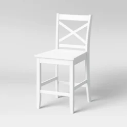 Carey 24" Counter Height Barstool - White - Threshold™ -Threshold GUEST b4a0b436 9a9d 4ab9 afe2 65a0f82a04ff