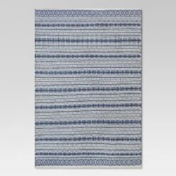 Pattern Stripe Outdoor Rug Blue - Threshold -Threshold GUEST b50bd77f b9cf 4cbe 85f8 85730dba7a8e