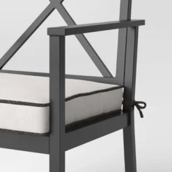 2pc Searsburg Aluminum Outdoor Patio Dining Chairs Arm Chairs Black - Threshold™ 7 2pc Searsburg Aluminum Outdoor Patio Dining Chairs Arm Chairs Black - Threshold™ -Threshold GUEST b55b6a13 2bb5 4c95 a602 021a74e120c6