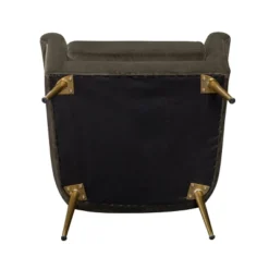 Carmine Luxe Arm Accent Chair With Brass Legs - Threshold™ -Threshold GUEST b6f59835 3277 40ac 8807 c2aa405025ed