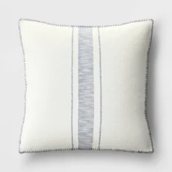 Oversized Placed Striped Square Throw Pillow - Threshold™ -Threshold GUEST b73cc5c6 e43c 4fa5 841d f3be68dfc4ae