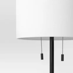 Reeded Metal Stick Lamp With Dual Socket Black (Includes LED Light Bulb) - Threshold™ 5 Reeded Metal Stick Lamp With Dual Socket Black (Includes LED Light Bulb) - Threshold™ -Threshold GUEST b7442996 e33d 4f96 9677 a48d42ef5a1d