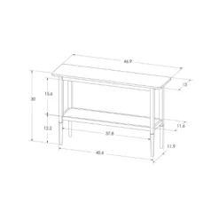 Gretna Narrow Console Table Natural - Threshold™ -Threshold GUEST b7d8608f 12ef 4698 94da 334982ec016f