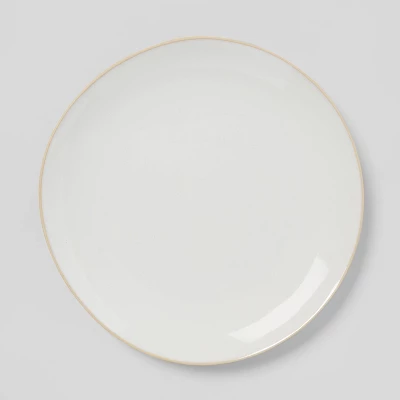 16pc Stoneware Wethersfield Dinnerware Set White - Threshold™ 2 16pc Stoneware Wethersfield Dinnerware Set White - Threshold™ - Image 2