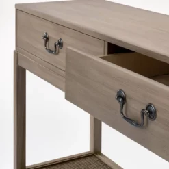 Brandeis Woven Console Table Brown - Threshold™ Designed With Studio McGee -Threshold GUEST b85f0ef4 7731 4038 aec9 bac43e1890ea