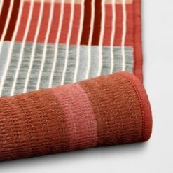 7'x10' Dashed Stripe Outdoor Rug Warm - Threshold™ 5 7'x10' Dashed Stripe Outdoor Rug Warm - Threshold™ -Threshold GUEST b8fbbf76 f033 4c66 93bc f2e802cd60dd