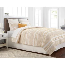 8pc Clipped Jacquard Stripe Comforter Bedding Set - Threshold™ -Threshold GUEST b9b7e65b 3b3c 4b4f a425 d762225141ed