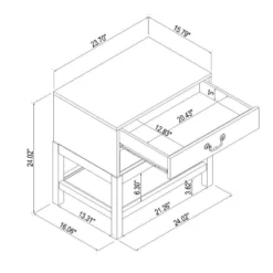 Elmira Nightstand Brown - Threshold™ Designed With Studio McGee 13 Elmira Nightstand Brown - Threshold™ Designed With Studio McGee -Threshold GUEST ba23a28f 8b95 42ea acce 9cc3df7af05f